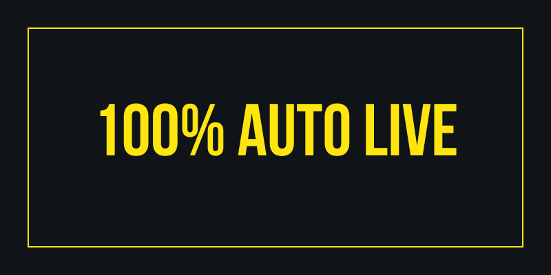 100% Auto Live